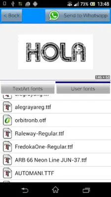 TextArt android App screenshot 0